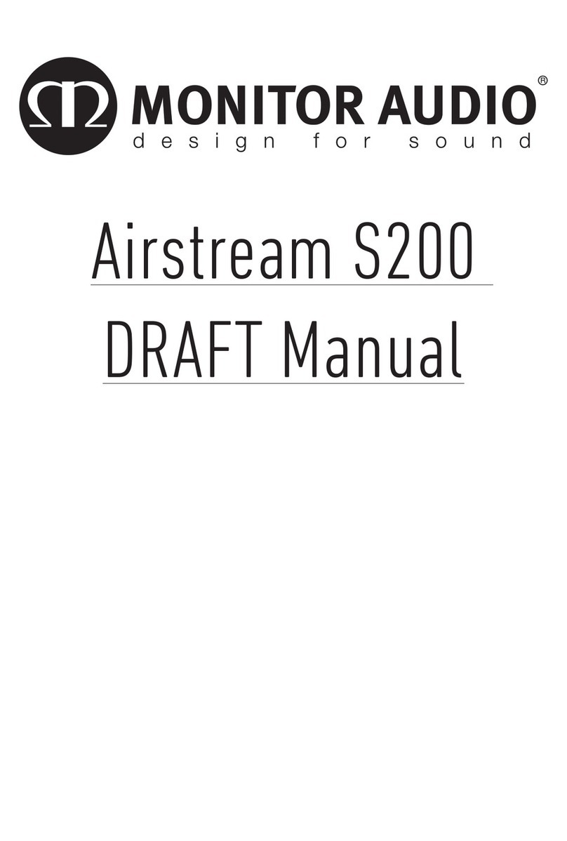 Monitor Audio Airstream S200 user manual