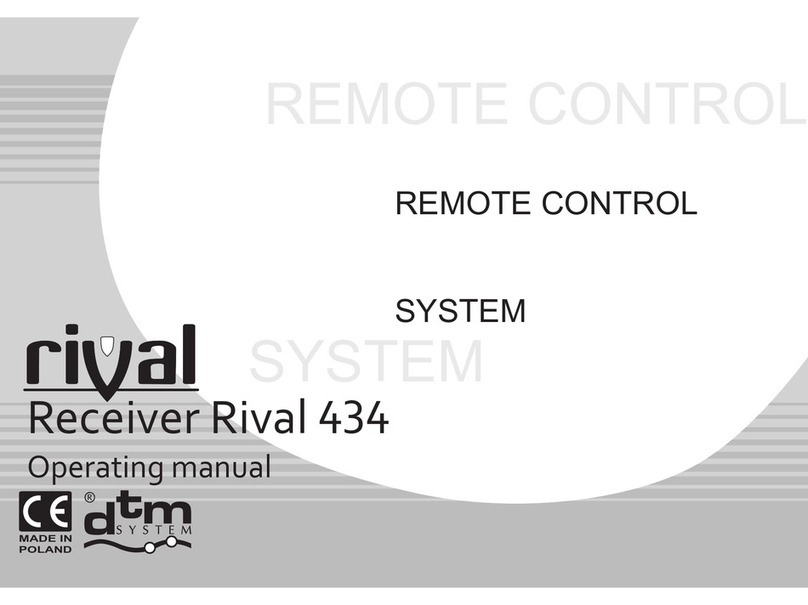 DTM System RIVAL 434 operating manual