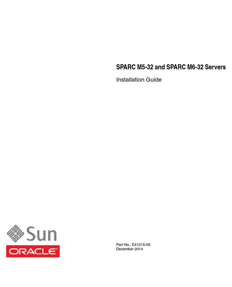 Oracle sparc M5-32 User manual