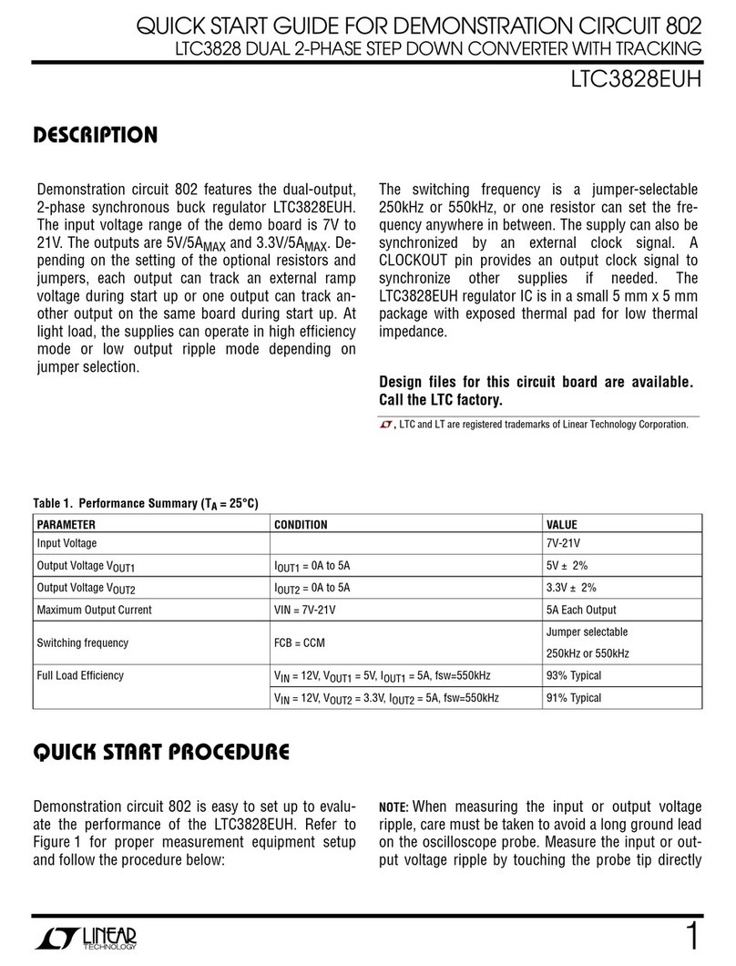 Linear LTC3828EUH User manual Linear LTC3828EUH User manual
