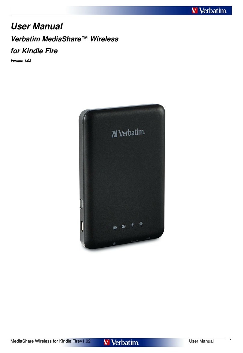 Verbatim 98243 user manual