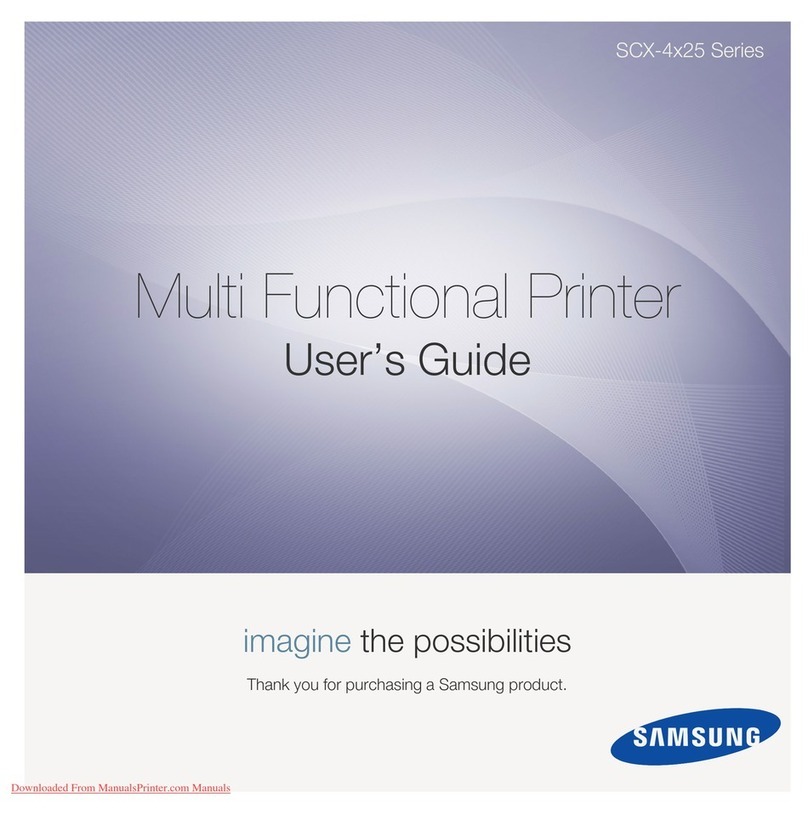 Samsung SCX-4x25 Series user guide
