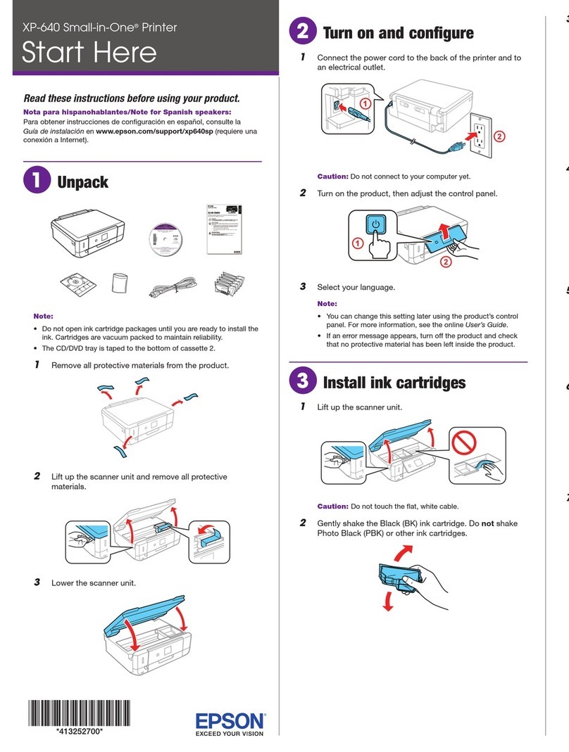 Epson XP-640 small-in-one Instruction Manual