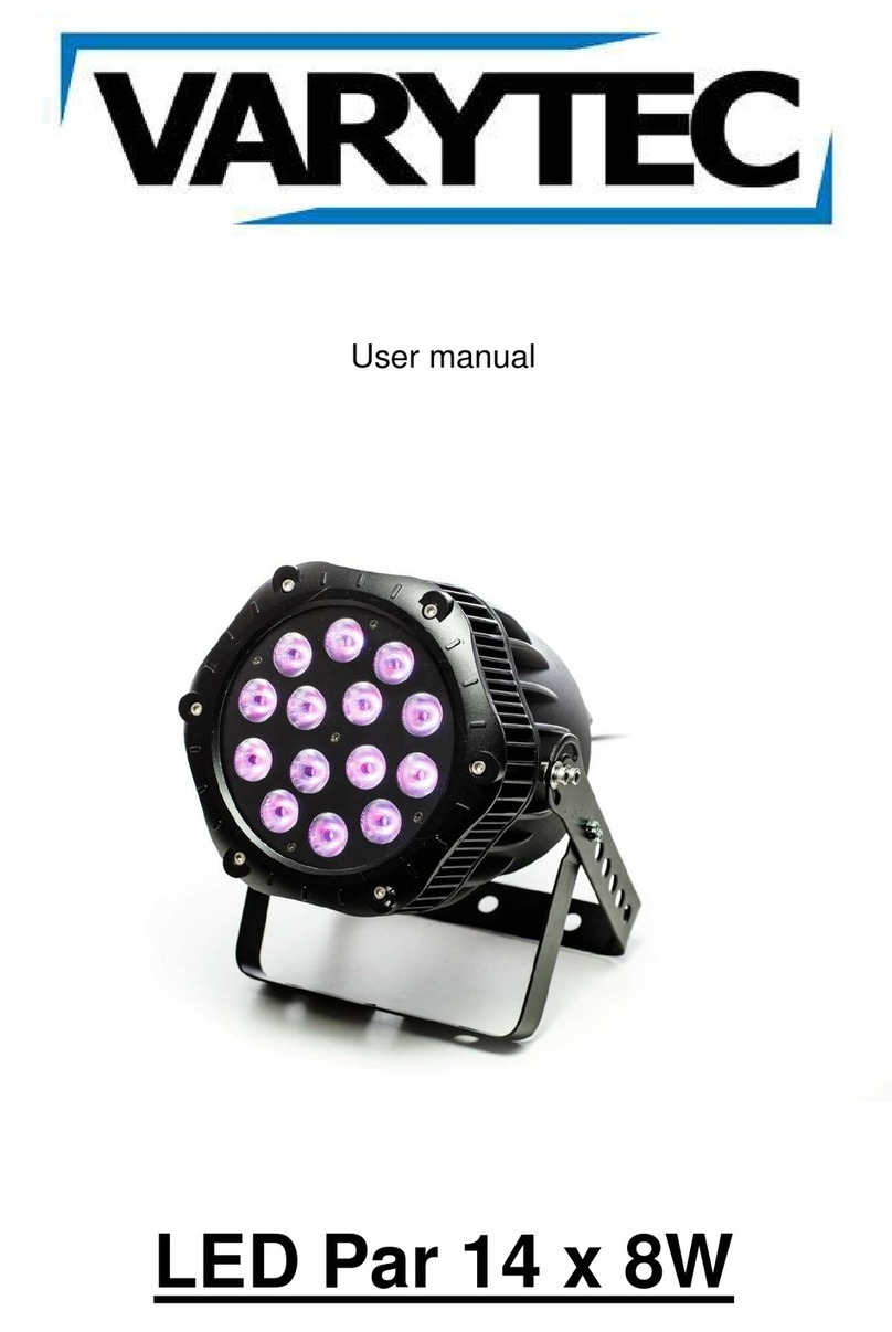 Varytec LED Par 14 x 8W user manual