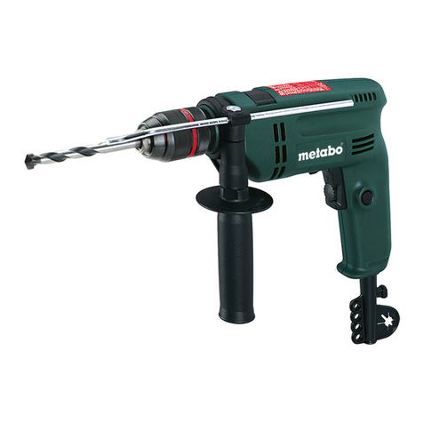 Metabo Sb e 600 R+L User manual