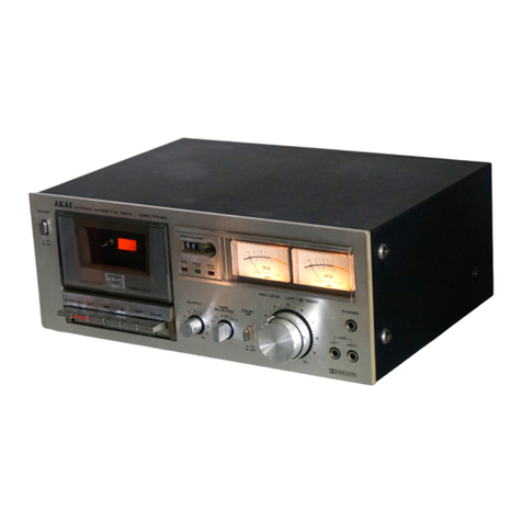 Akai GXC-704D User manual
