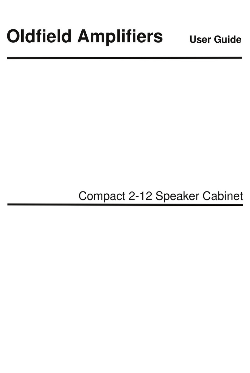 Oldfield Amplifiers Compact 2-12 user guide