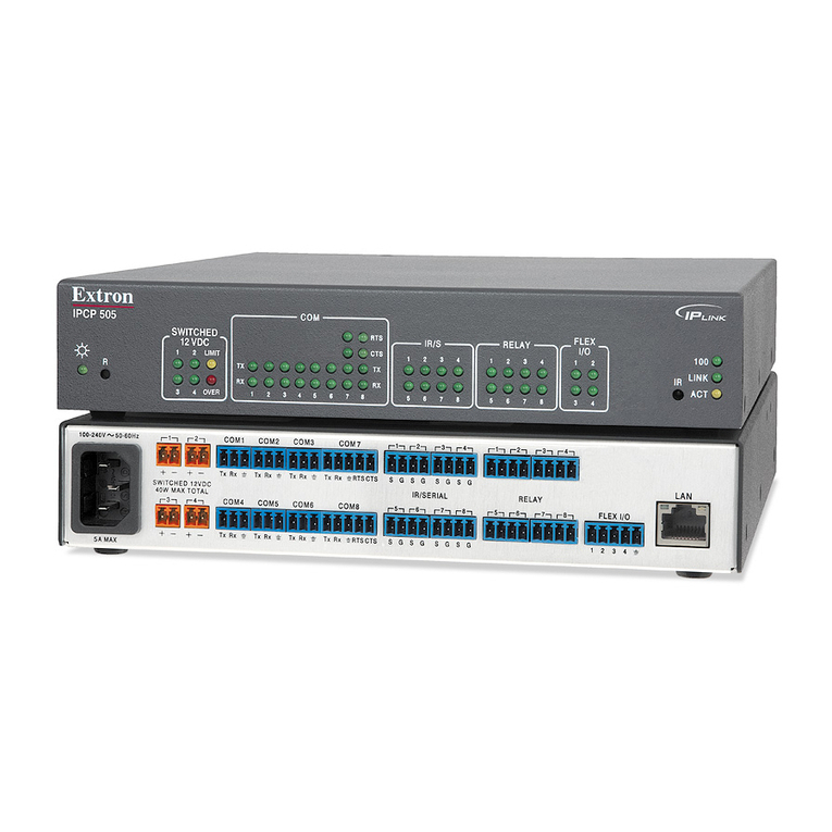 Extron electronics IPCP 505 User manual