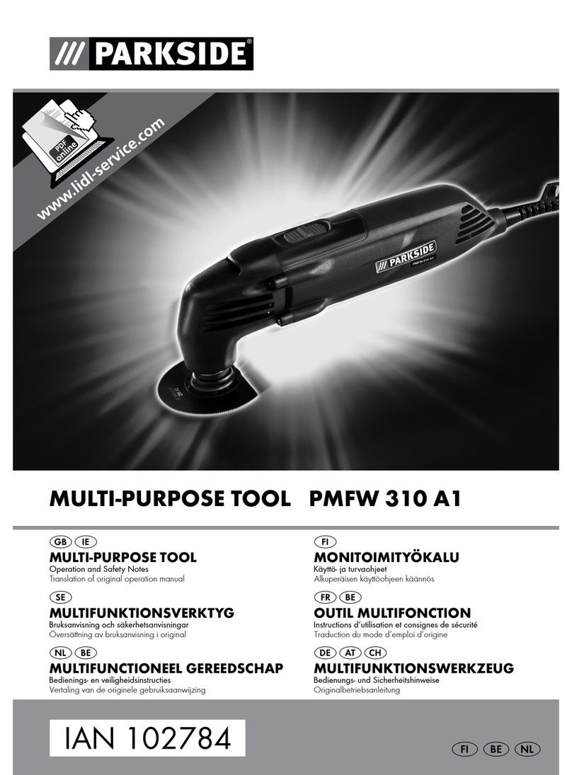Parkside PMFW 310 A1 user manual