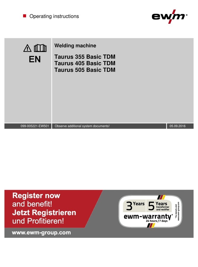 EWM Taurus 355 Basic TDM User manual