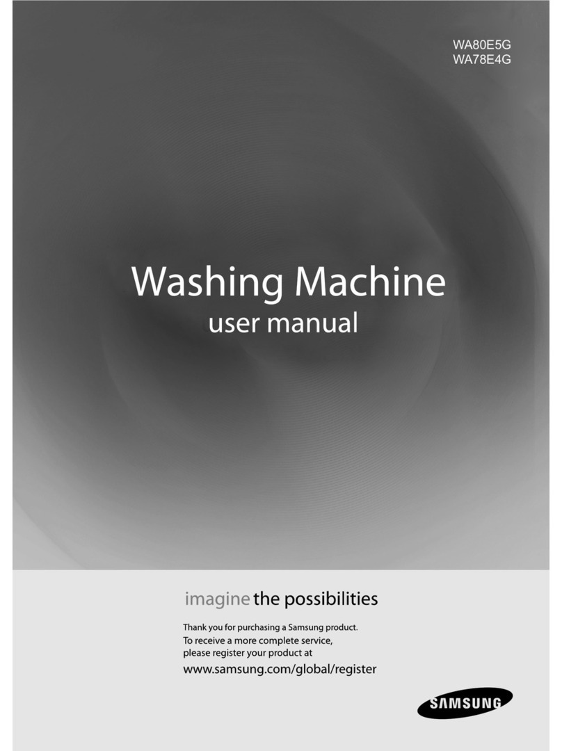 Samsung WA80E5G User manual