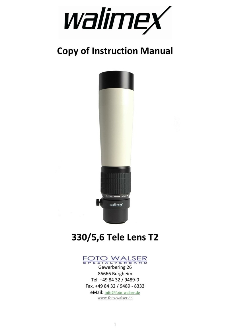 walimex 330 5,6 Tele Lens T2 user manual walimex 330 5,6 Tele Lens T2 user manual