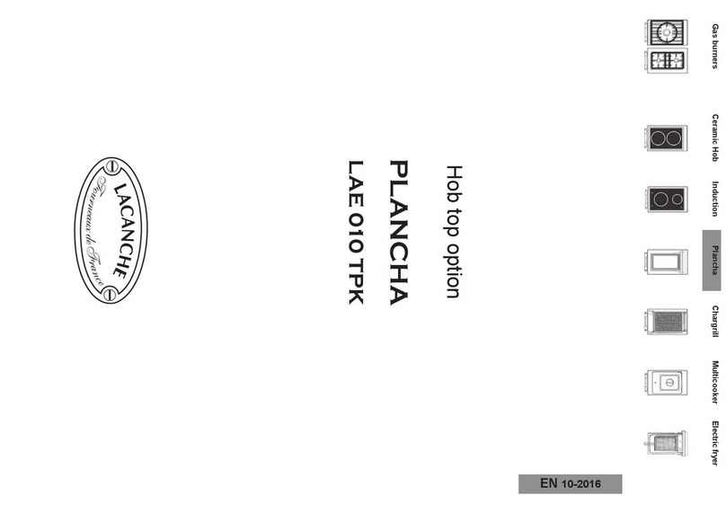 Lacanche LAE 010 TPK User manual
