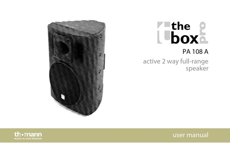 The box PA108A User manual