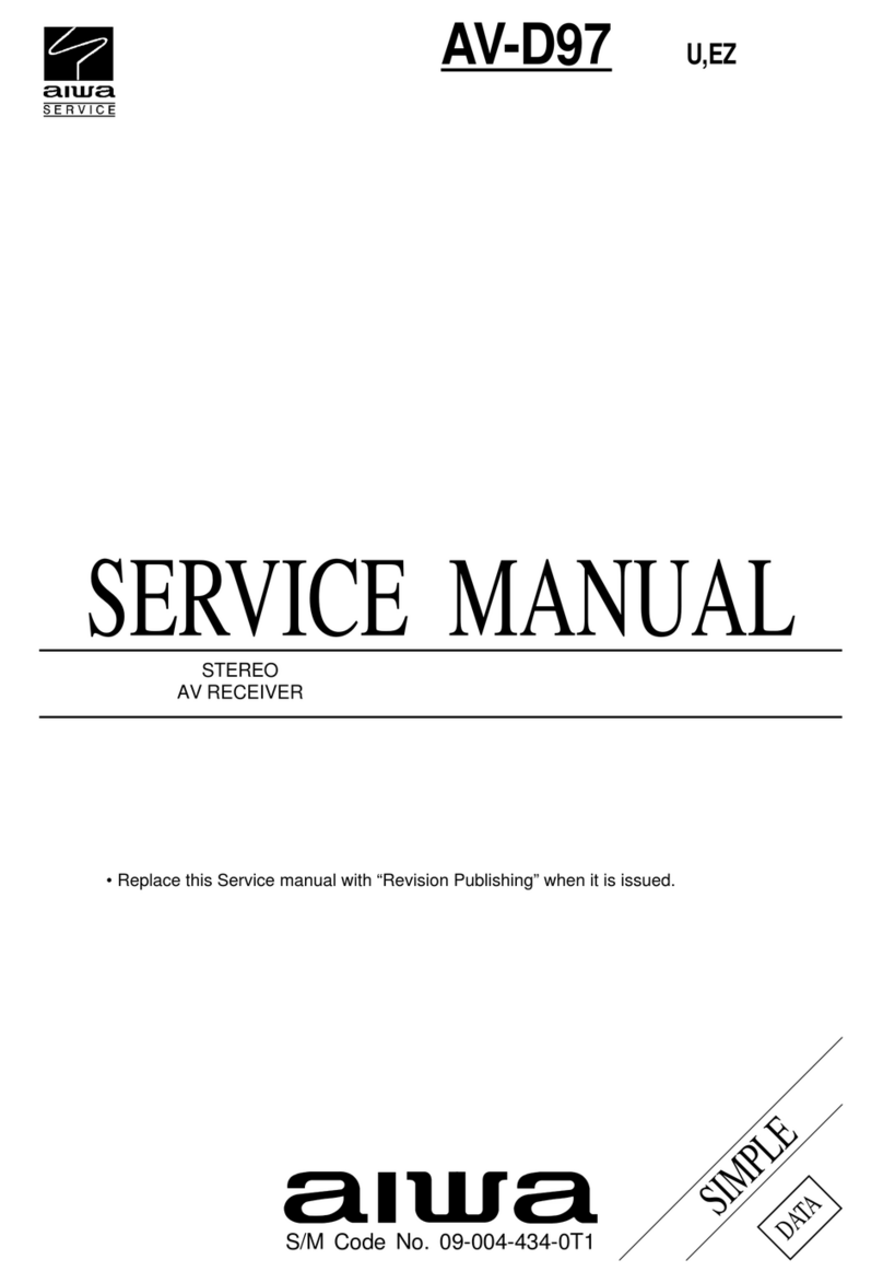 Aiwa AV-D97 Service manual