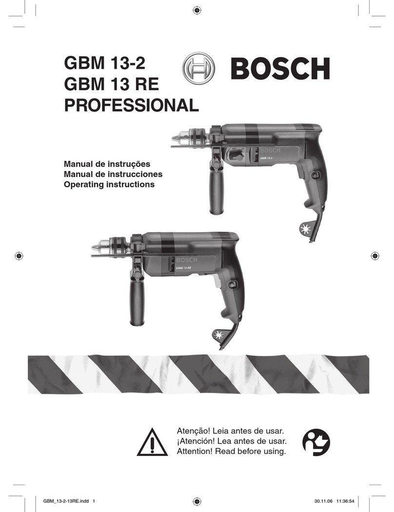 Bosch GBM 13-2 User manual