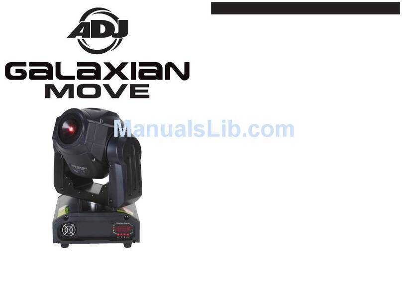 ADJ galaxian move User manual ADJ galaxian move User manual