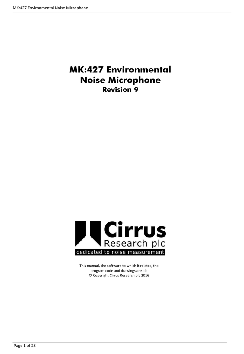 Cirrus MK427 user manual