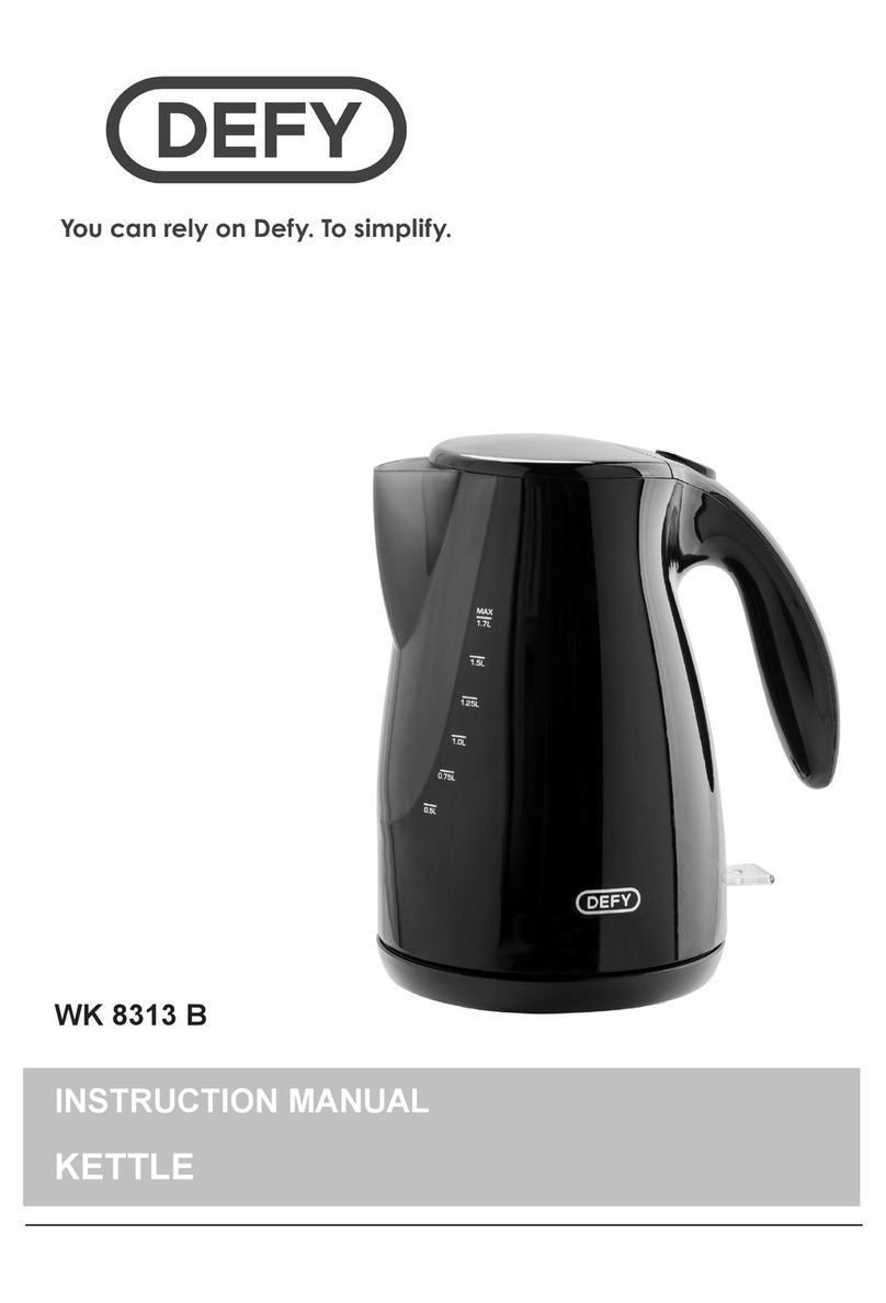 Defy WK 8313 B User manual
