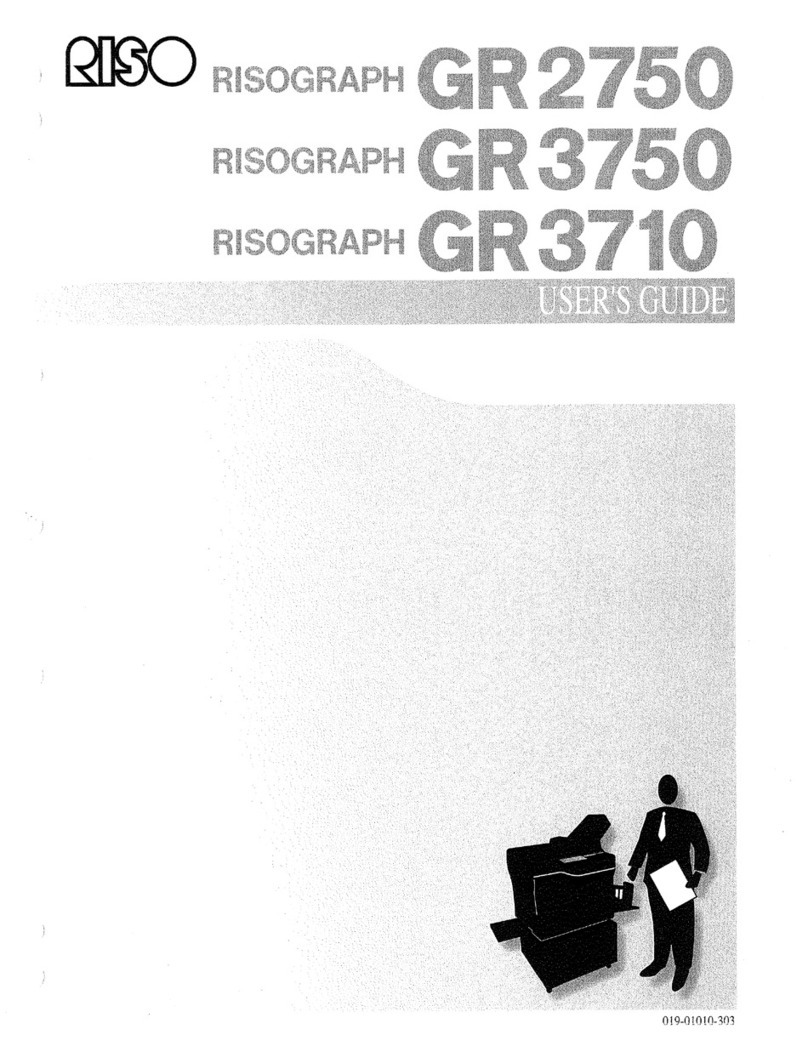 Riso GR2750 User manual