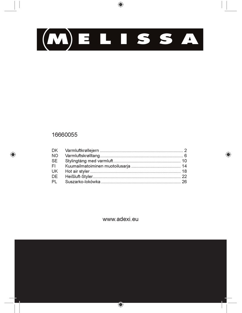 Melissa 16660055 user manual
