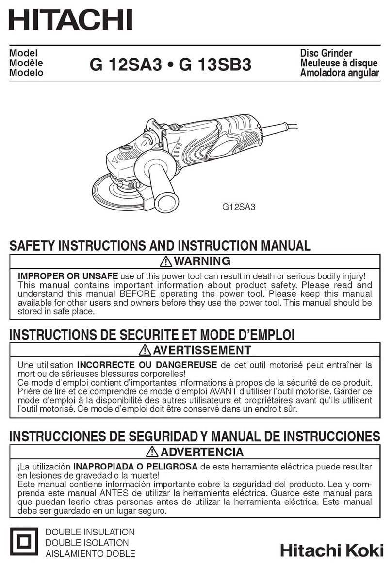 Hitachi G 12SA3 User manual