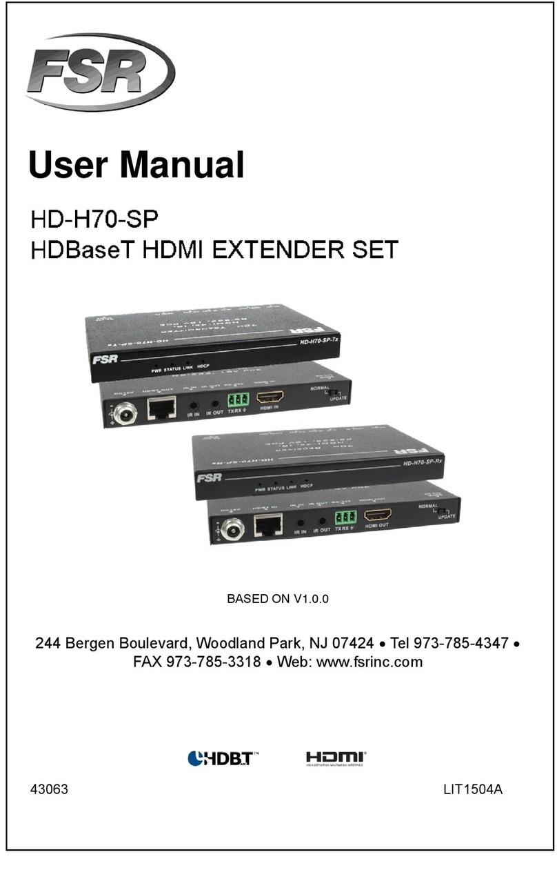 FSR HD-H70-SP-Tx user manual