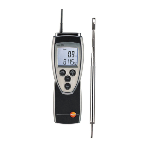 TESTO 425 User manual