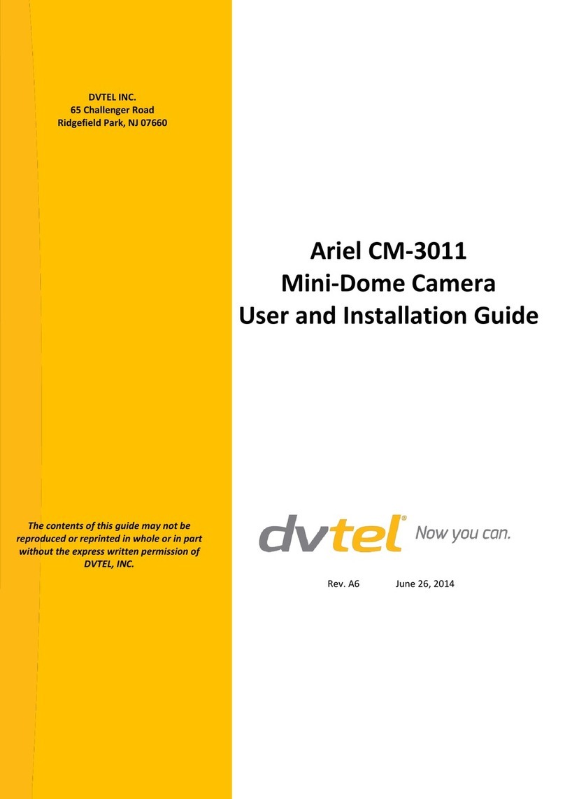 DVTEL Ariel CM-3011 User and installation guide