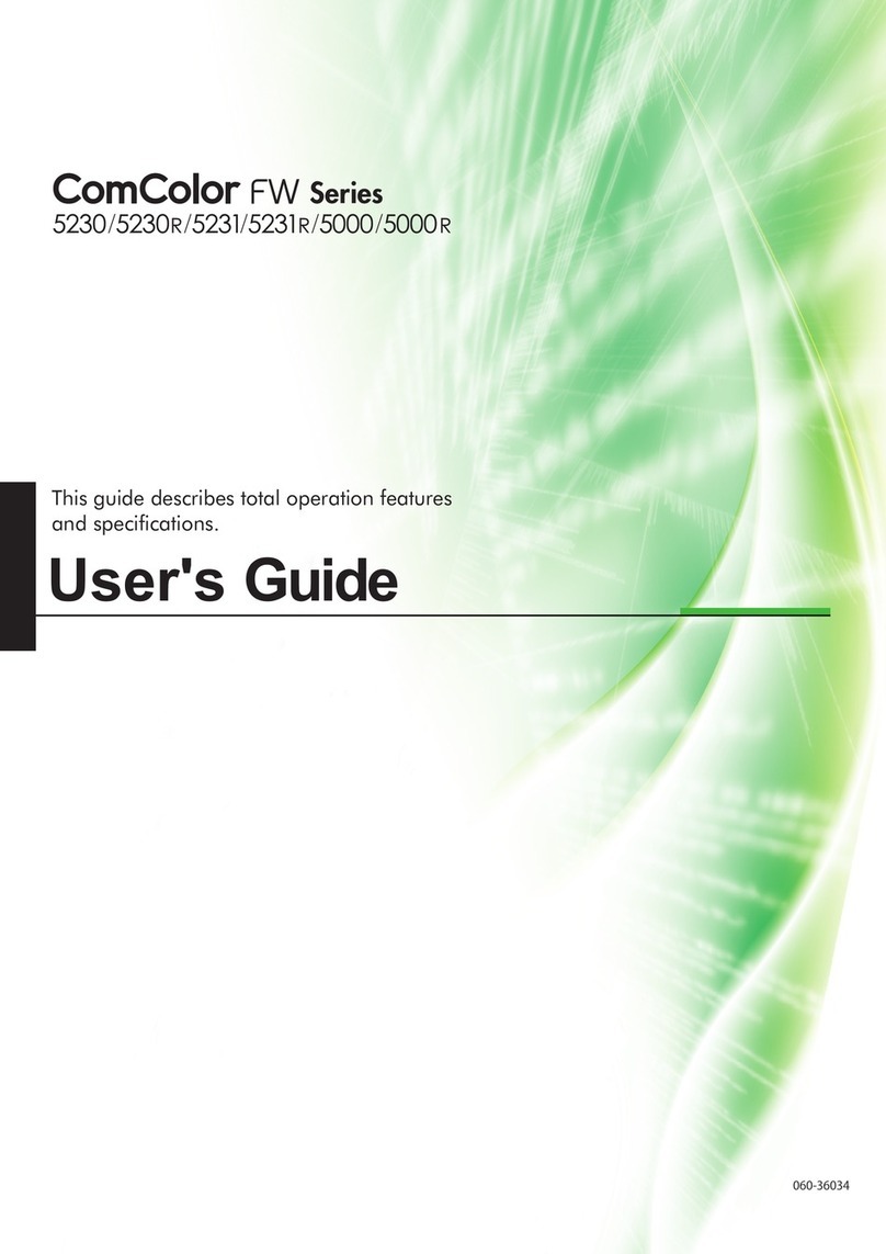 COMCOLOR FW 5000 user guide