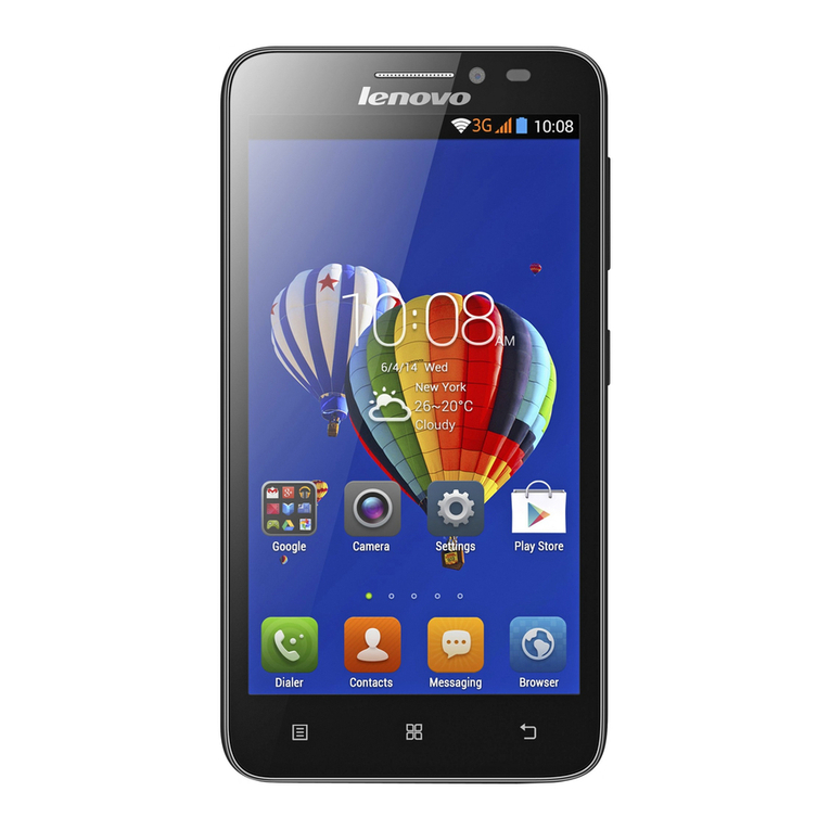 Lenovo A606 User manual Lenovo A606 User manual