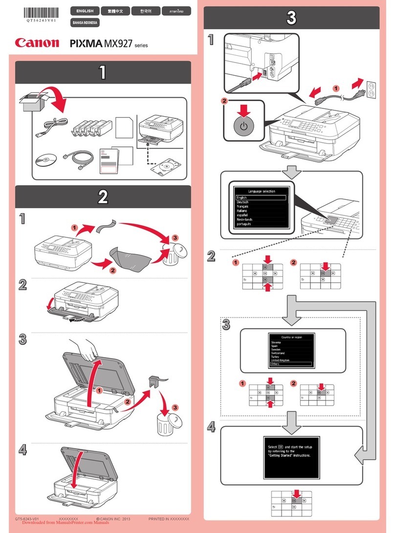 Canon pixma mx927 series User manual
