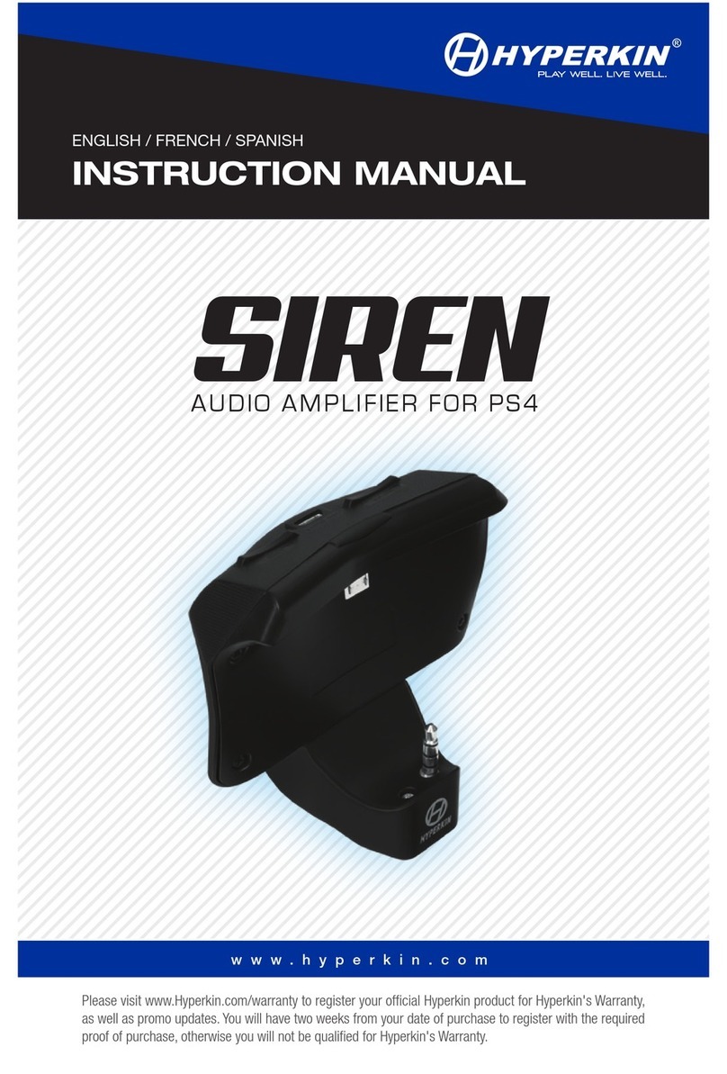 Hyperkin SIREN instruction manual