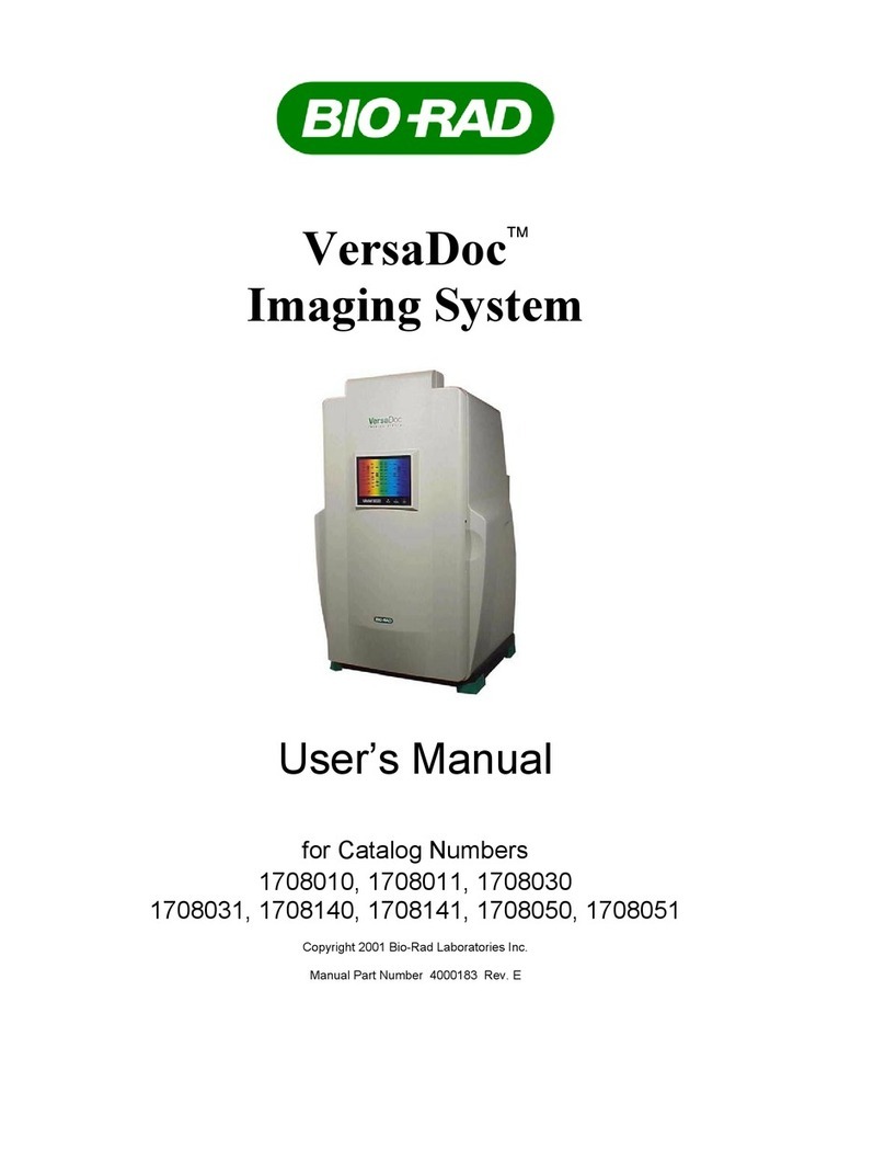 BIO RAD VERSADOC user manual