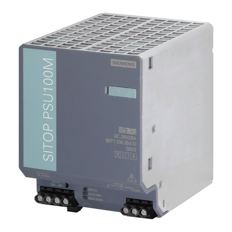 Siemens SITOP PSU100M User manual