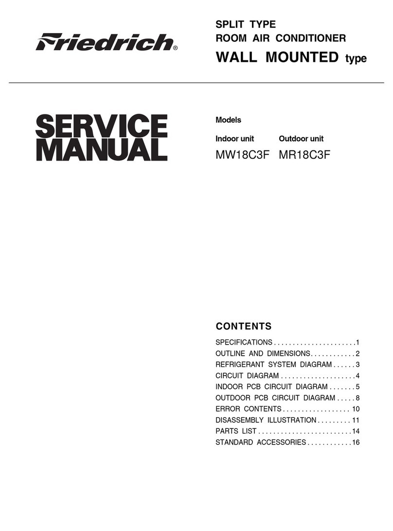 Friedrich MW18C3F User manual