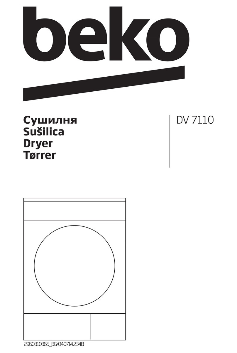 Beko DV 7110 User manual