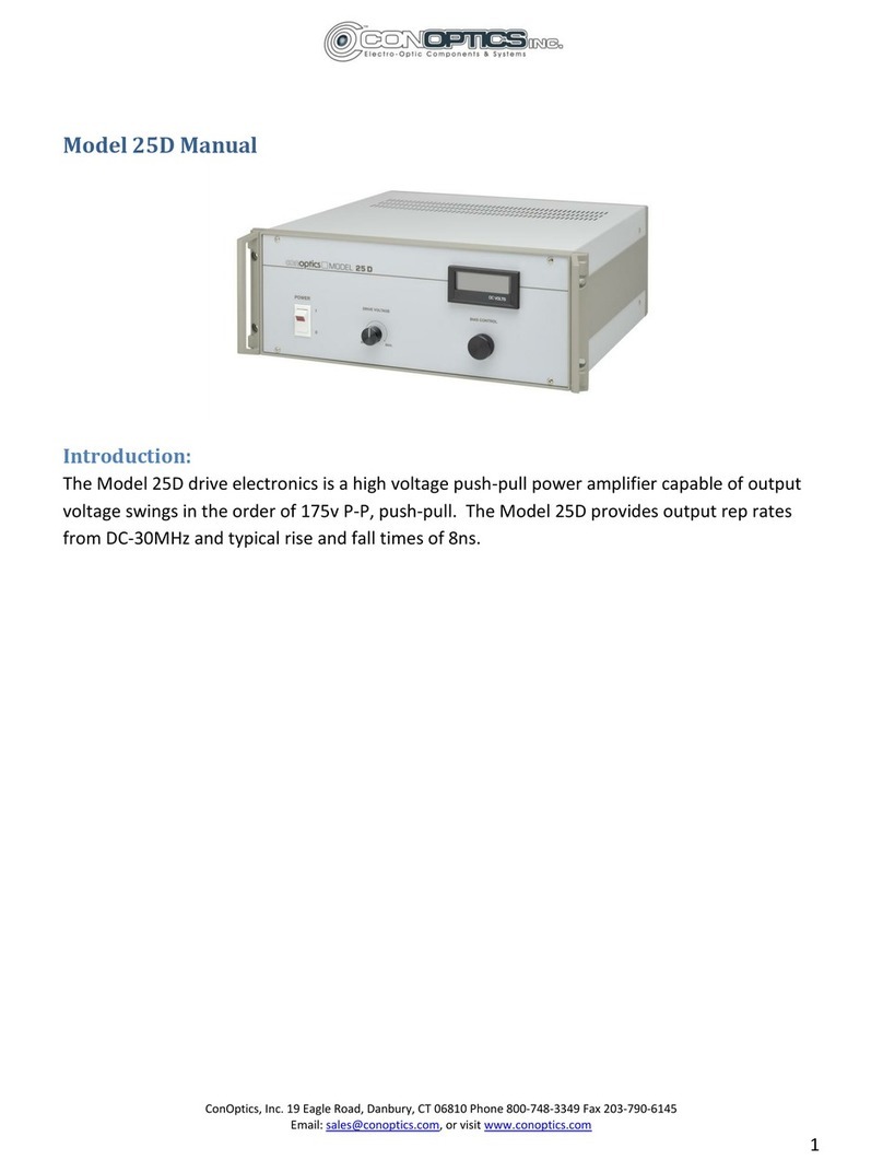 conoptics 25d manual