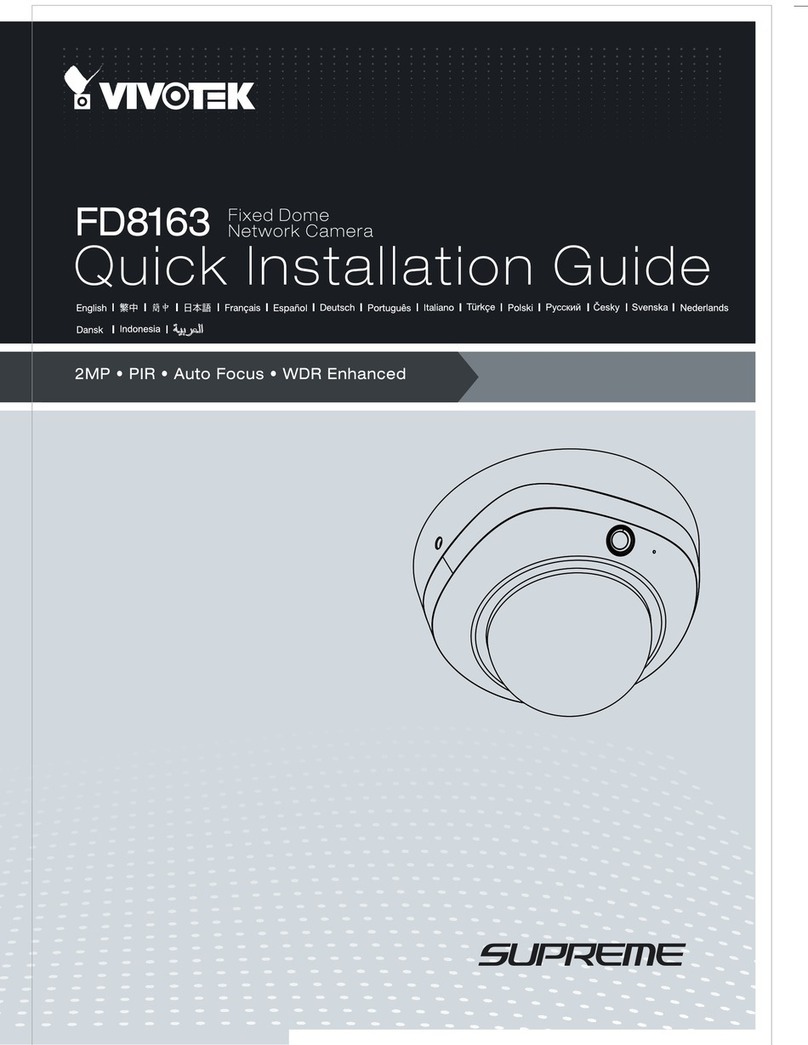 Vivotek FD8163 User manual