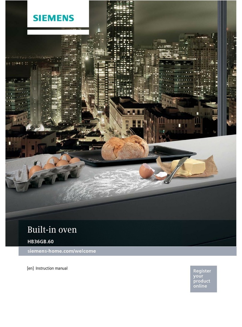Siemens HB36GB.60 User manual