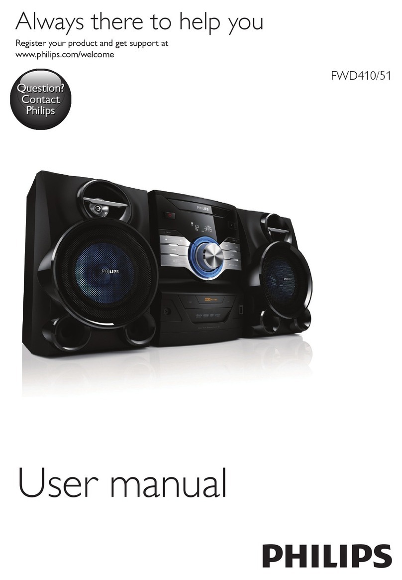 Philips FWD410/51 user manual