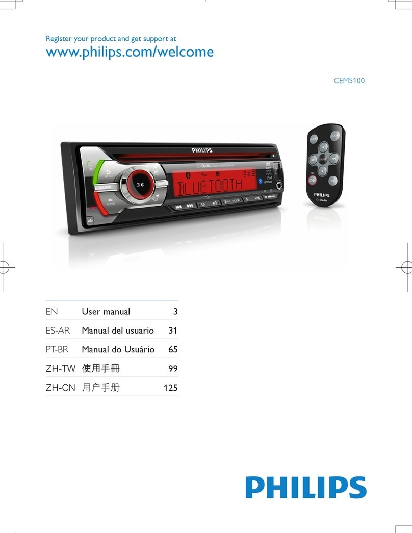 Philips CarStudio CEM5100 User manual