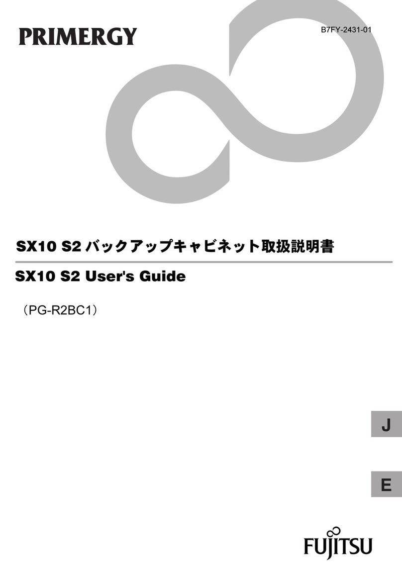 Fujitsu PRIMERGY SX10 S2 User manual