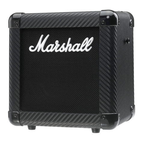 Marshall Amplification MG2FX owner's manual Marshall Amplification MG2FX owner's manual