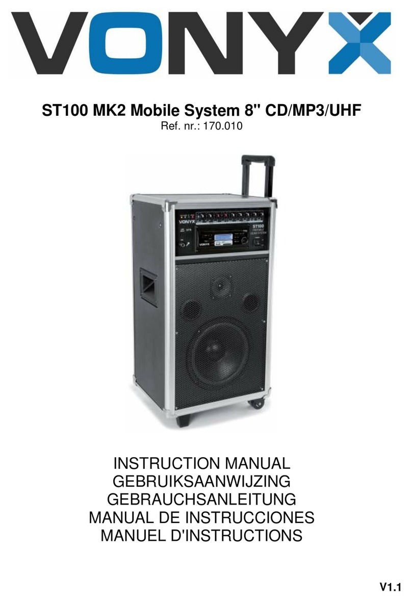 Vonyx ST100 MK2 instruction manual