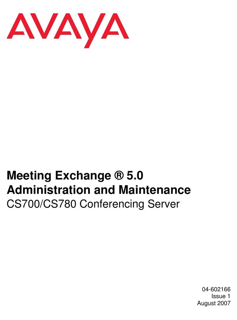 Avaya CS700 Instruction Manual