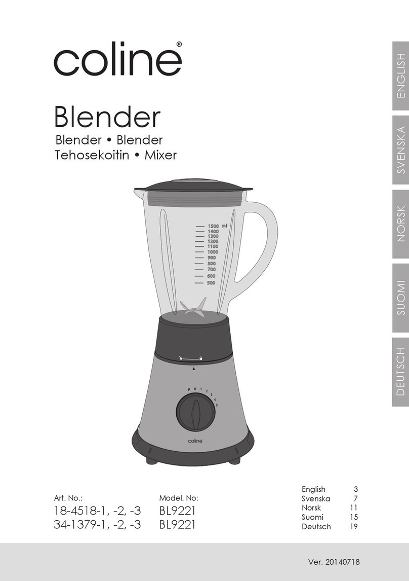 Coline BL9221 User manual