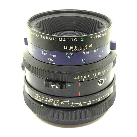 Mamiya SEKOR MACRO Z 140 mm f/4.5 instructions
