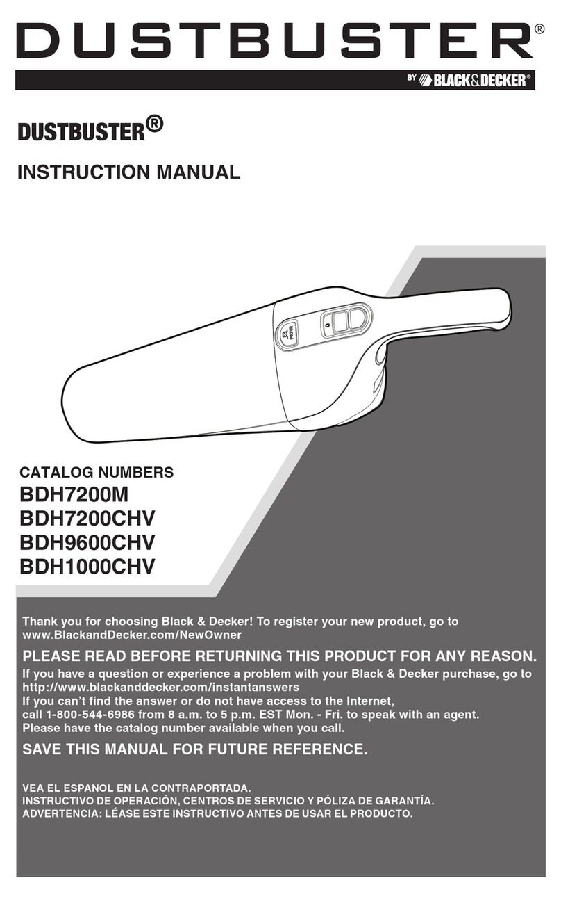 Black & Decker BDH7200M instruction manual