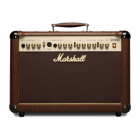 Marshall Amplification Acoustic Soloist AS50D User manual